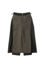 【sacai】Matelasse Twill Mix Skirt SACAI: Women's Matelasse Twill Mix Skirt (Off-White151