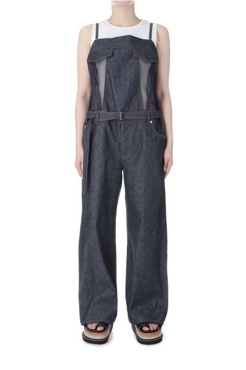 sacai サカイDenim Mix Jumpsuit