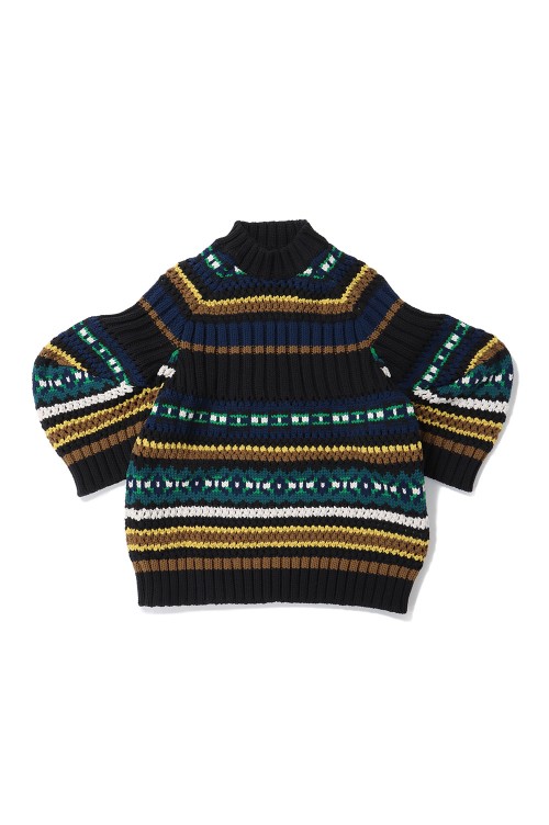 Mesh Knit Pullover - BLACK 001 (25-07661) | セレクトショップ Mesh Knit Pullover - BLACK 001 (25-07661) | セレクトショップ