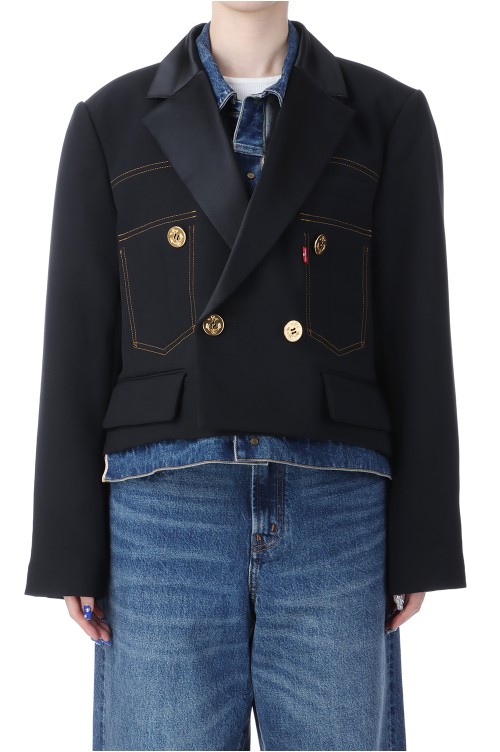 最安値denim x Matelasse Twill Jacketサイズ3 x Levi's Denim x Matelasse Twill Jacket – La Garçonne