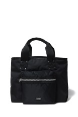 Pocket Tote Bag Large - BLACK 001 (25-0934S) | セレクトショップ