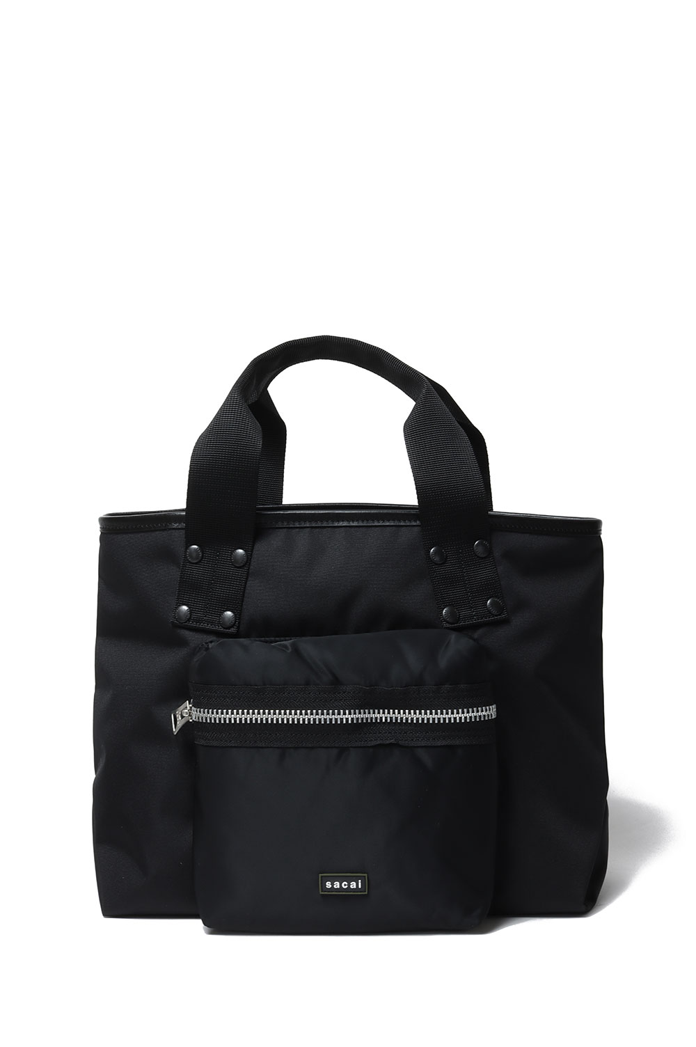 sacai 25ss Pocket Tote Bag Medium - 黒 Pocket Tote Bag Medium - BLACK 001 (25-0935S) | セレクト