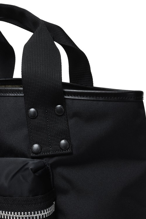 Pocket Tote Bag Medium - BLACK 001 (25-0935S) | セレクト Pocket Tote Bag Medium - BLACK 001 (25-0935S) | セレクト