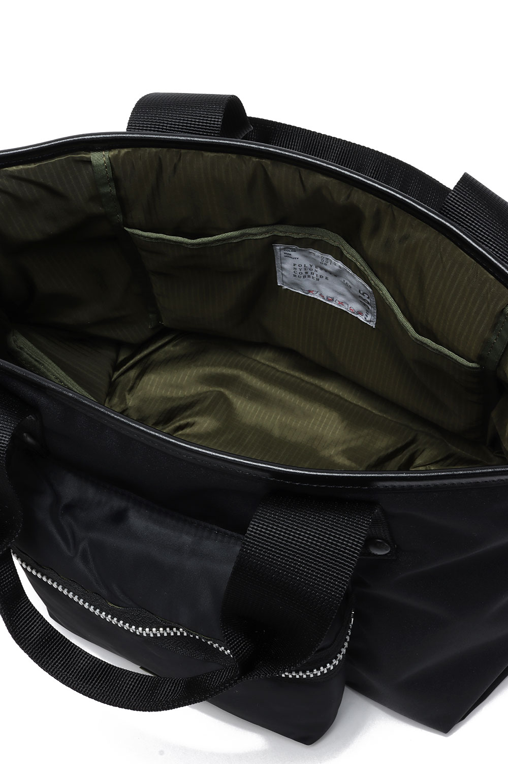 Pocket Tote Bag Medium - BLACK 001 (25-0935S) | セレクト Pocket Tote Bag Medium - BLACK 001 (25-0935S) | セレクト