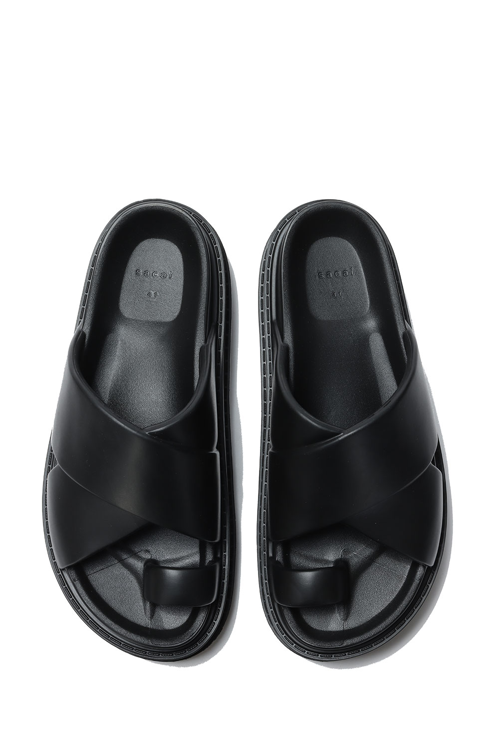 Foam Multiple Sole Sandals - BLACK 001 (25-0955S) (~Size39