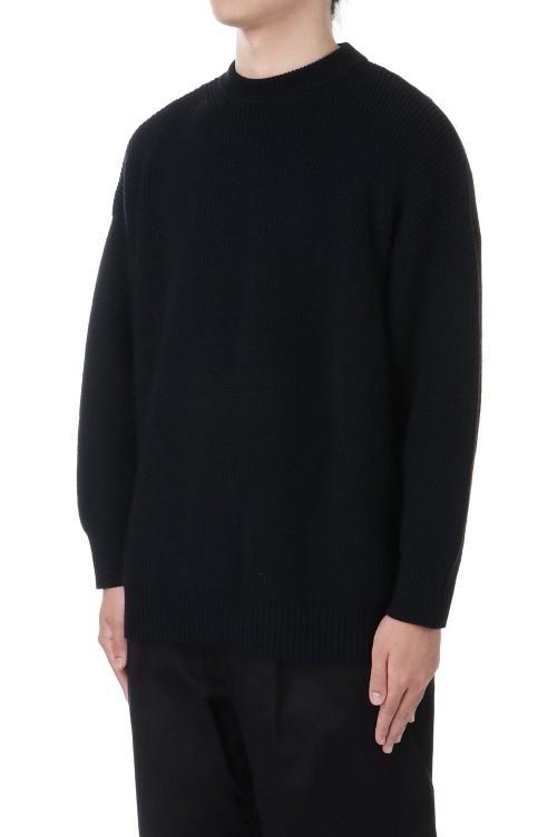 トップス LOW GAUGE MERINO CREWNECK KNIT LOW GAUGE MERINO CREWNECK KNIT – THE DAY