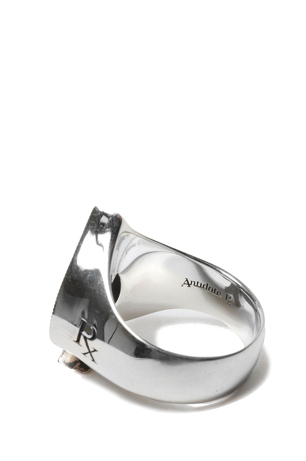 Engraved Spade Ring / Silver950 x CZ (RX-725-1) | セレクト