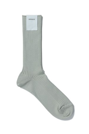 GIZA HIGH GAUGE SOCKS - PALE GREEN (A00S02SX-W)