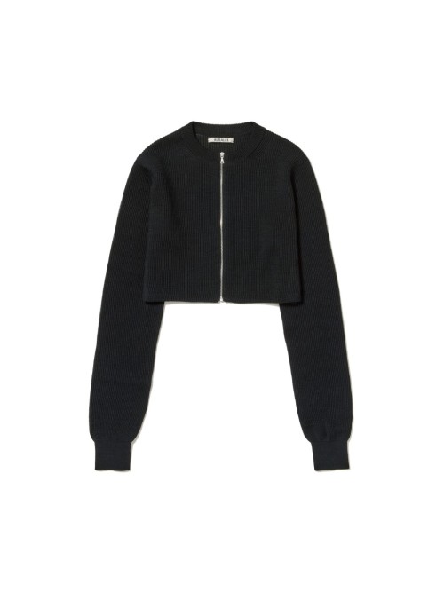 トップス FLAT YARN RIB KNIT P/O 3 AURALEE Flat Yarn Rib Knit P/O Khaki | HAVEN