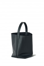 LEATHER SHOULDER BAG MADE BY AETA - BLACK (A25SB02AE-W)