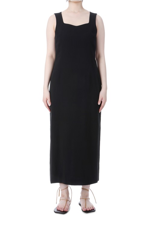 ワンピース HARD TWIST COTTON LINEN GABARDIN DRESS HARD TWIST COTTON LINEN GABARDINE DRESS IN BLACK — Shop Boswell