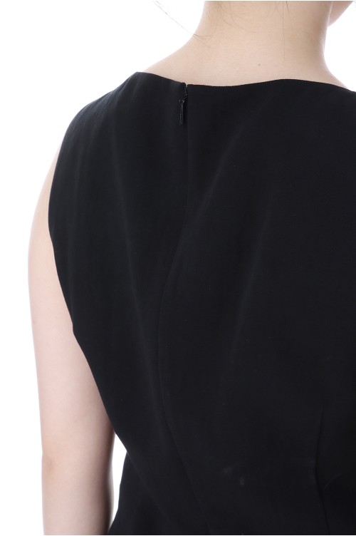 ワンピース HARD TWIST COTTON LINEN GABARDIN DRESS shopboswellauraleeHARDTWISTCOT