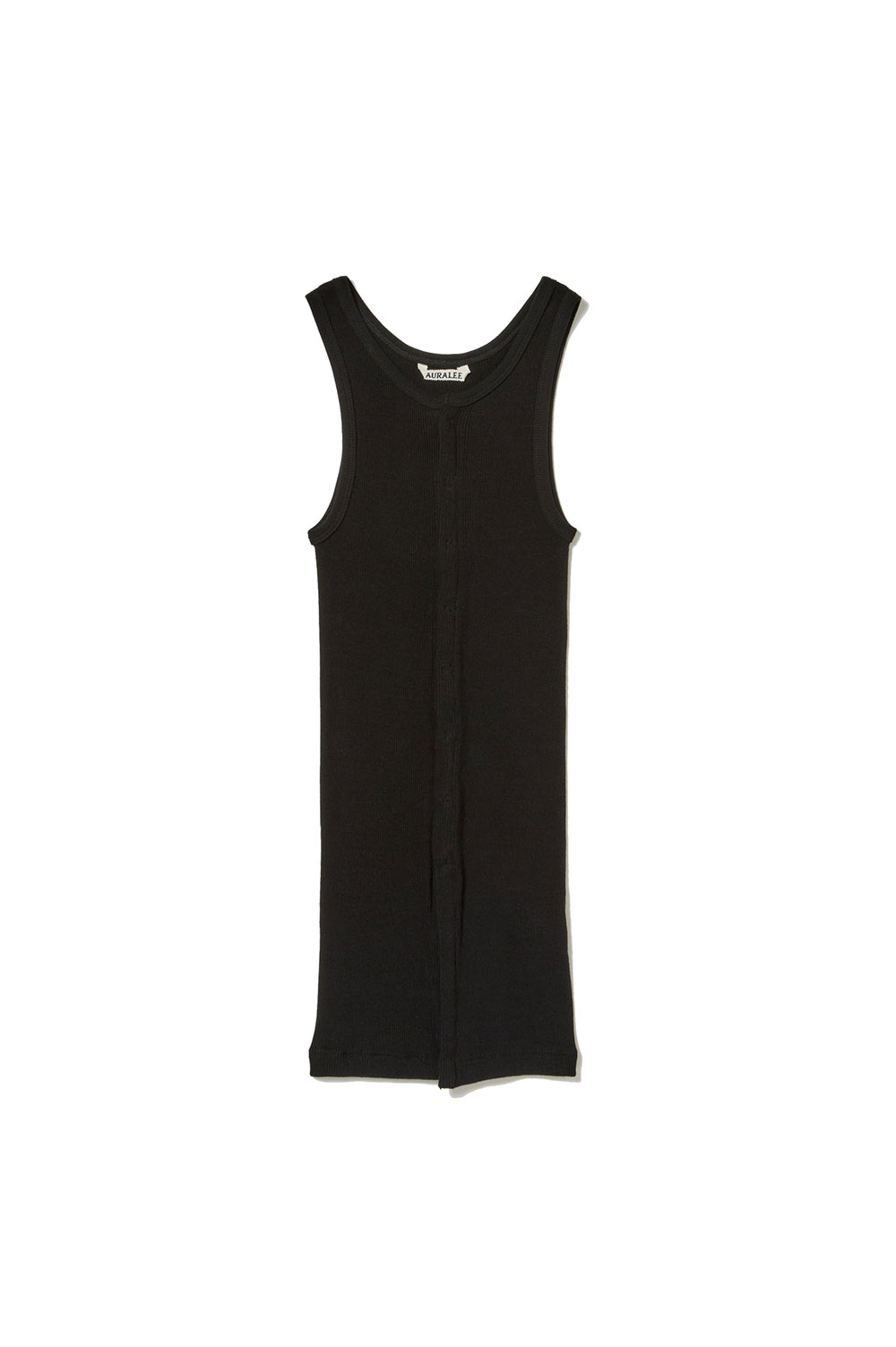 ORGANIC SOFT RIB TANK TOP - BLACK (A25ST05OT) | セレクト