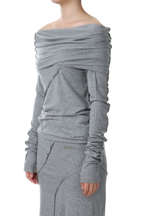 PRANK PROJECT Out Seam Drape Top レディース