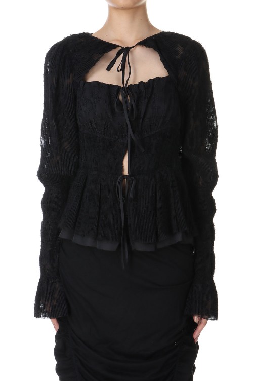 Peplum Bow Top - BLACK (31242316102) | セレクトショップ