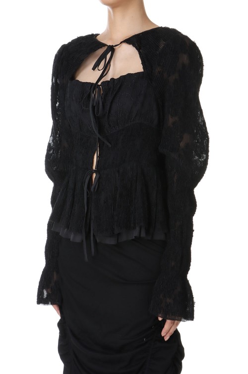 【新品未使用】プランクプロジェクト　Peplum Bow Top Peplum Bow Top - BLACK (31242316102) | セレクトショップ
