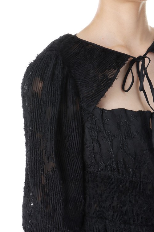 Peplum Bow Top - BLACK (31242316102) | セレクトショップ