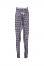 Flower Motif Lace Tights - GRAY (31242665602)