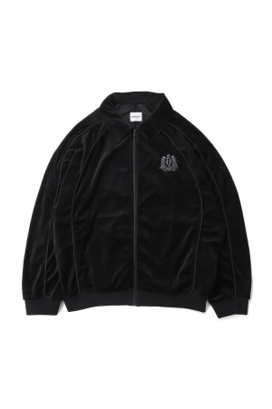 VELOUR TRACK JK / BLACKxBLACK (BV-JK2400230)