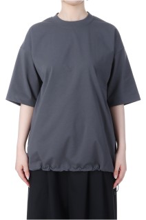 W's TECH DRAWSTRING S/S TEE - BLACK (BE-41025L)