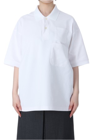 トップス TECH POLO SHIRT W/POCKET S/S - BE-37025 W's TECH POLO SHIRT W/POCKET S/S - WHITE (BE-37025L