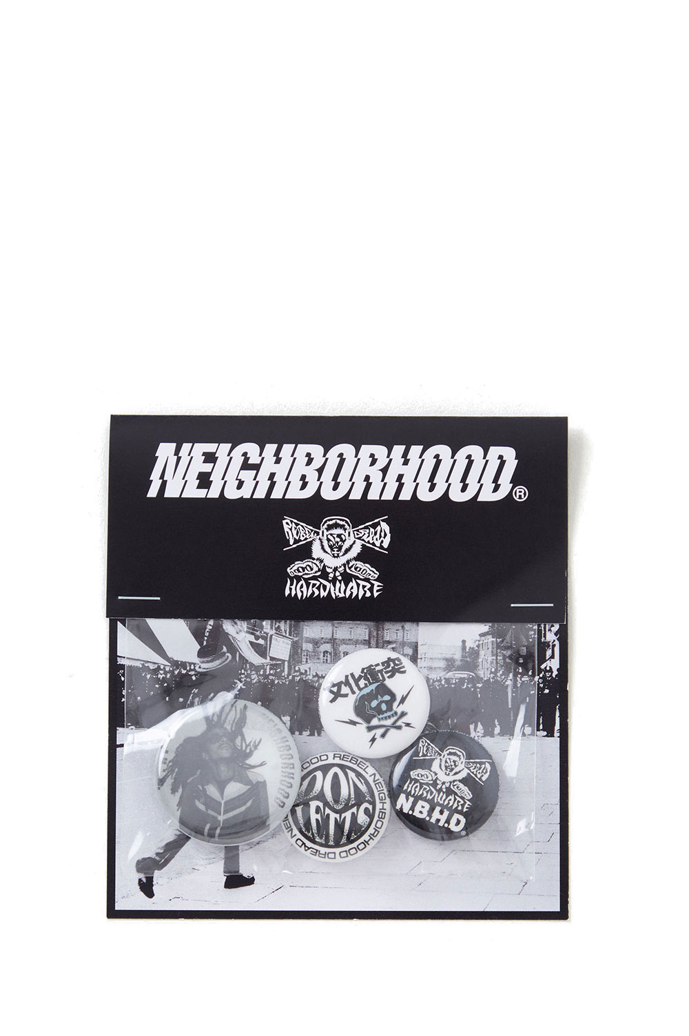 NH x REBEL DREAD HARDWARE . PIN BUTTON SET / - (24253RDN
