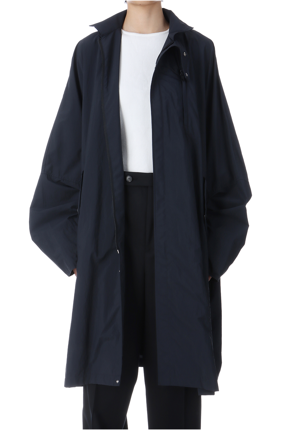 Maison Margiela×/Oversized P coat/黒 Maison Margiela Oversized Padded Coat | Black | FARFETCH UK