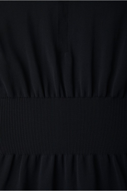 MILAN COLLARLESS LONG VEST - BLACK 2 (CF009KL003) | セレクト