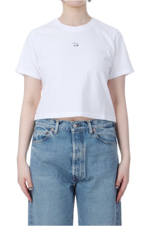 BABY FOX PATCH BABY TEE SHIRT - WHITE (OW00104KJ0008)