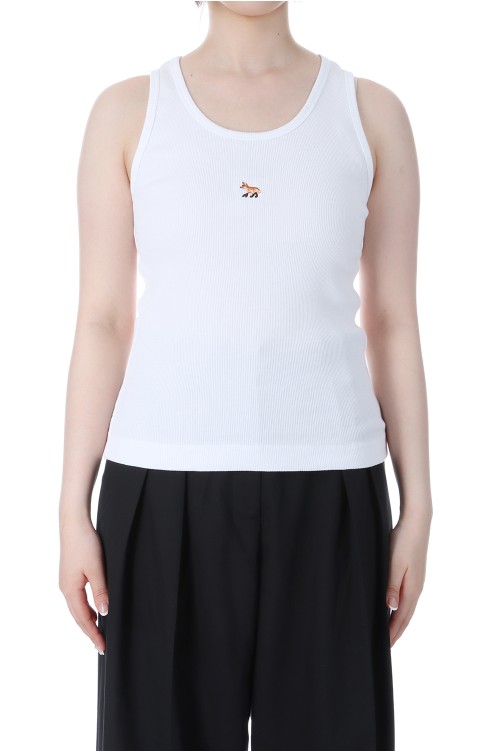 BABY FOX RIBBED TANK TOP - WHITE (MW00103KJ0125) | セレクト