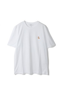 CHILLAX FOX PATCH REGULAR TEE SHIRT - WHITE (LM00110KJ0008)