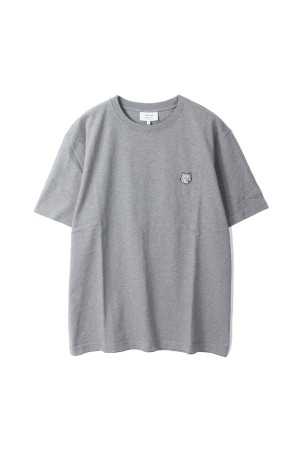 BOLD FOX HEAD PATCH COMFORT TEE SHIRT - MEDIUM GREY MELANGE (MM00127KJ0118)