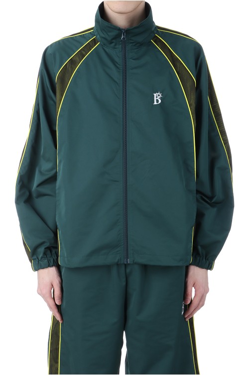 Mesh Panel Track Jacket / Green | セレクトショップ｜DeepInsideinc