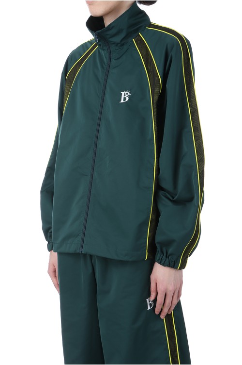 Mesh Panel Track Jacket / Green | セレクトショップ｜DeepInsideinc