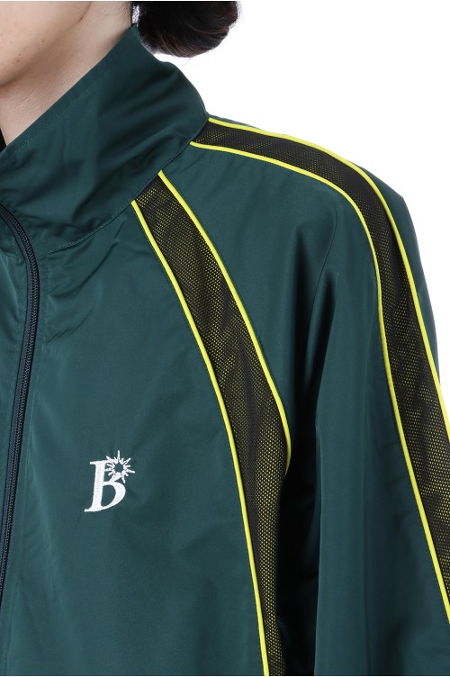 Mesh Panel Track Jacket / Green | セレクトショップ｜DeepInsideinc
