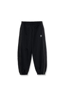 Mesh Panel Track Pant / Black