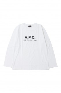 T-SHIRT RUE MADAME H MANCHES LONGUES / WHITE (25082193309-90)