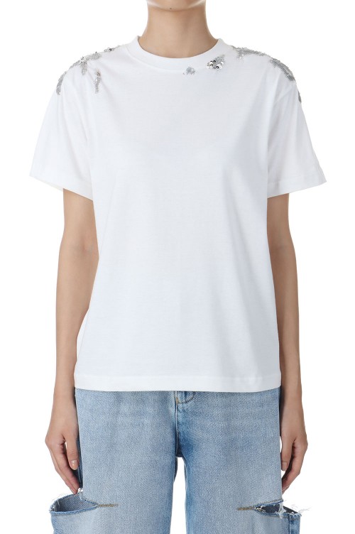 タナカダイスケ　magical powder piles up T-shirt magical powder piles up T-shirt White – tanakadaisuke