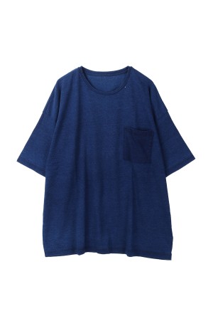 H/W INDIGO POCKET T-SHIRT / BLUE (PC-006-3348)