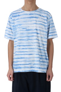 ARTIST BORDER T-SHIRT / BLUE (PC-006-3353)