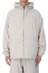 Reversible Hooded Jacket - Sand Beige (S25SA002)