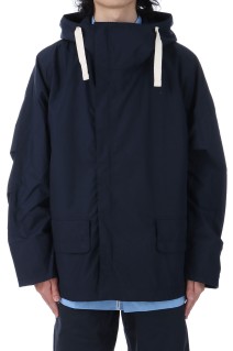 Hooded Deck Jacket - Dark Navy (S25SA005)