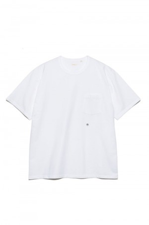 COOLMAX Jersey Pocket Tee - White (S25SI114)