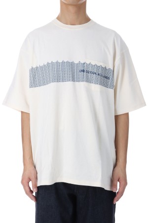OOAL Graphic Pocket Tee - Ivory (S25SI021)