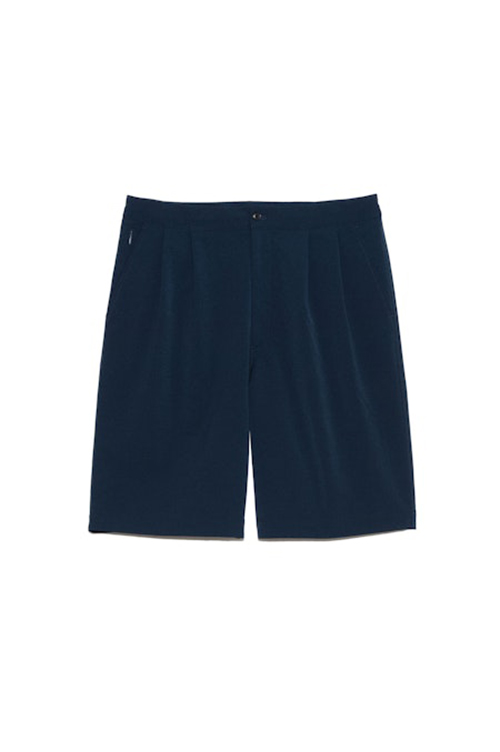 ALPHADRY Double Pleats Shorts - Navy (S25SD052) | セレクト