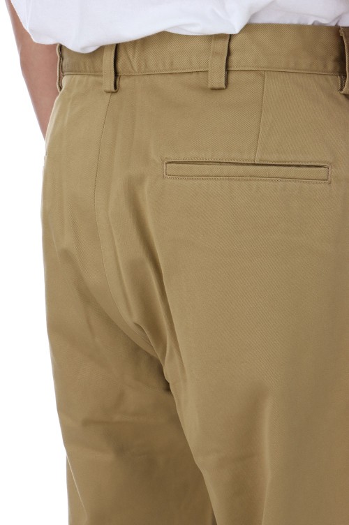 Wide Straight Chino Pants - Tan (S25SC079) | セレクトショップ