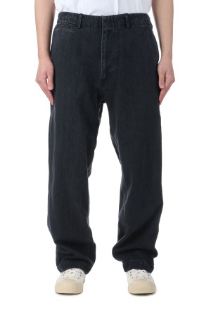 Wide Denim Pants - Gray (S25SC086)