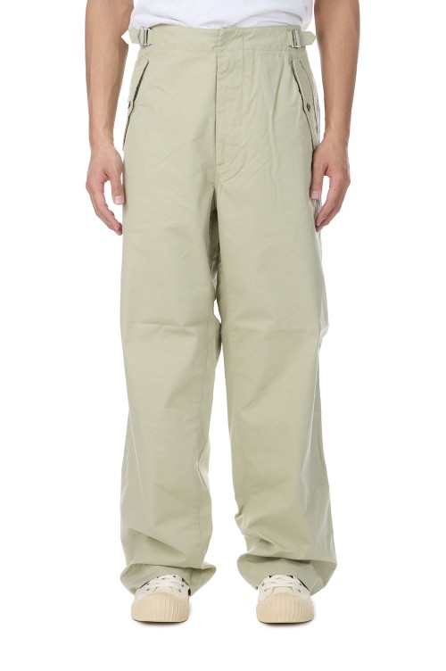 Side Belt Wide Pants - Light Green (S25SC107) | セレクトショップ