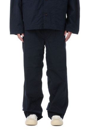 Side Belt Wide Pants - Navy (S25SC107)