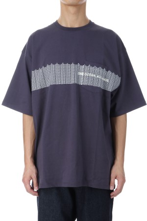 OOAL Graphic Pocket Tee - Vintage Navy (S25SI021)